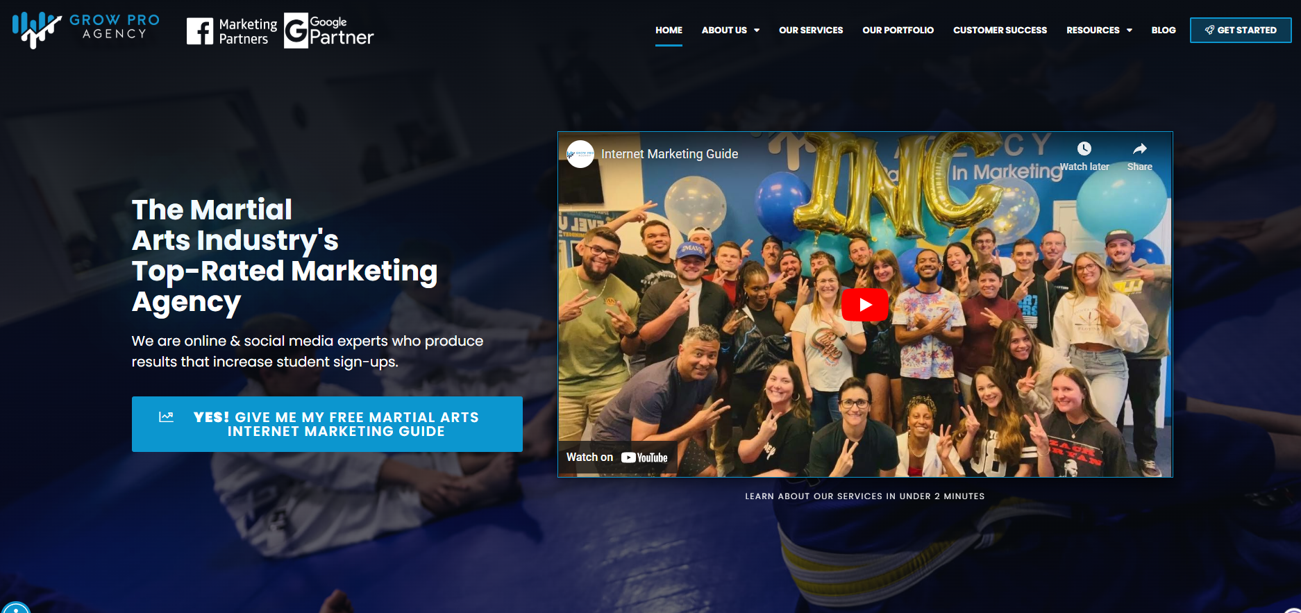 Grow Pro Agency Website