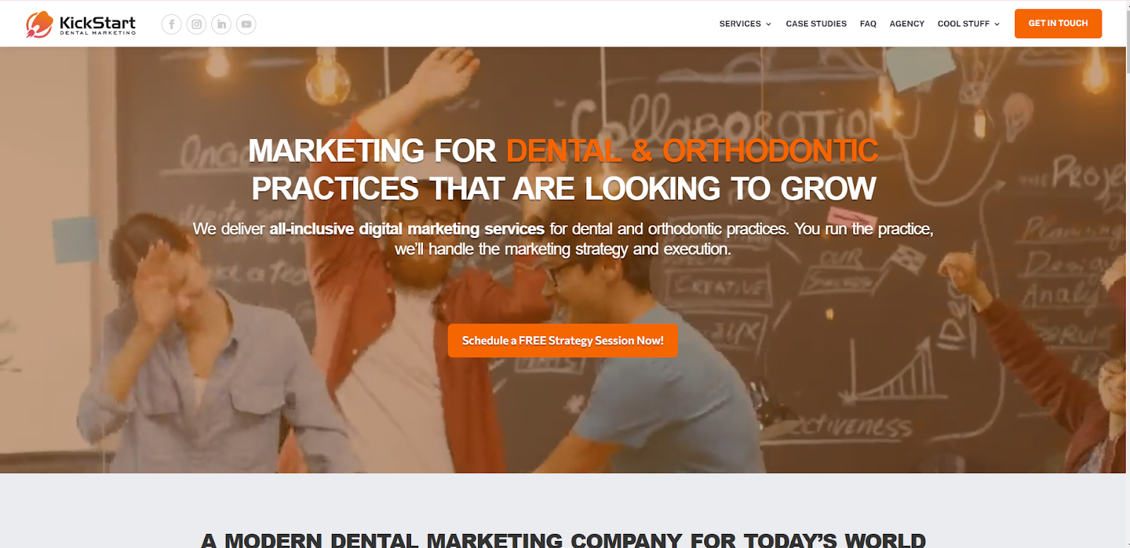 KickStart Dental Marketing Website