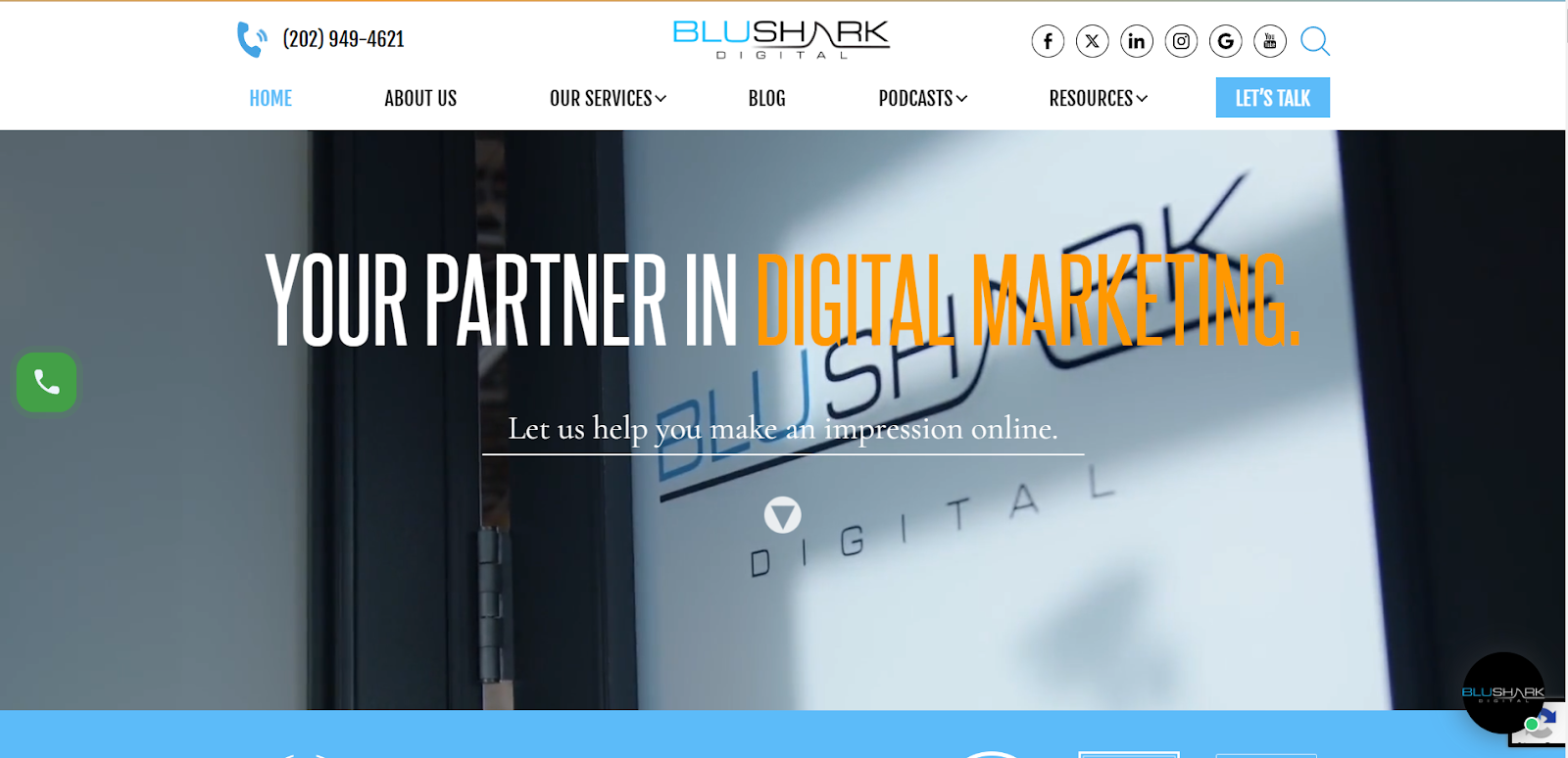 BluShark Digital Website