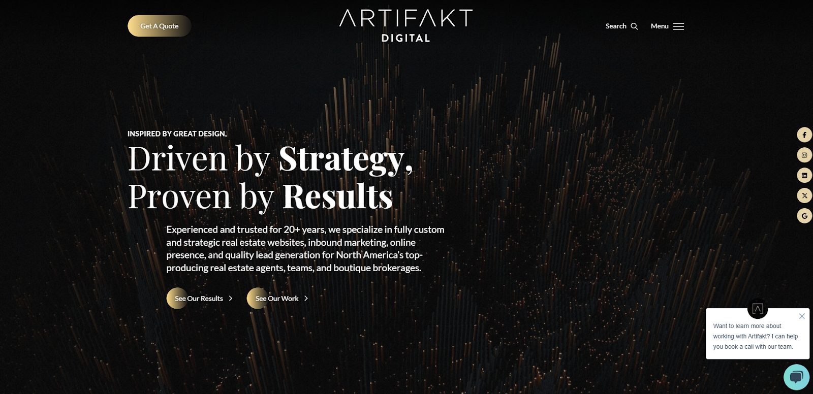 Artifakt Digital Website