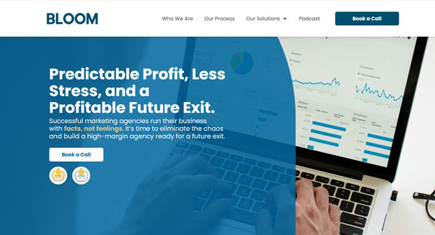 Bloompartners.io Website