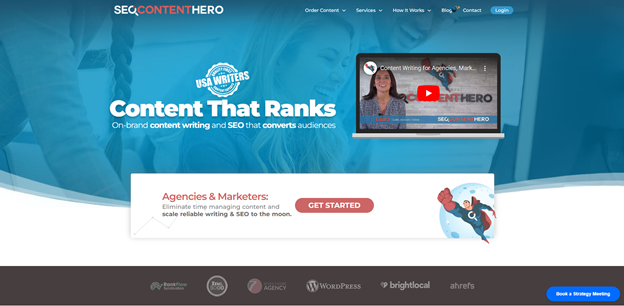 SEO Content Hero Website