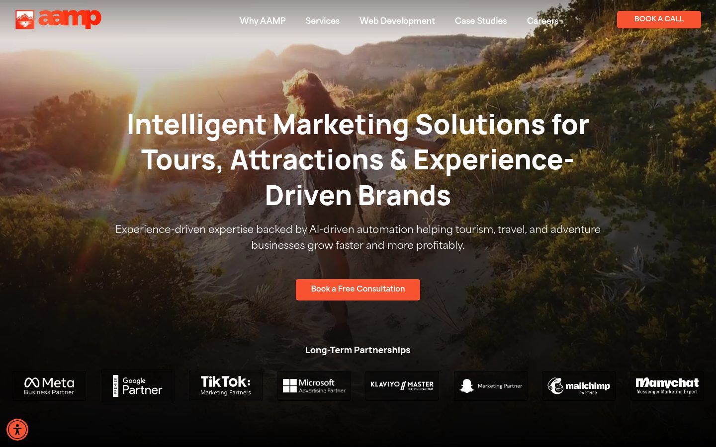 AAMP Agency website preview