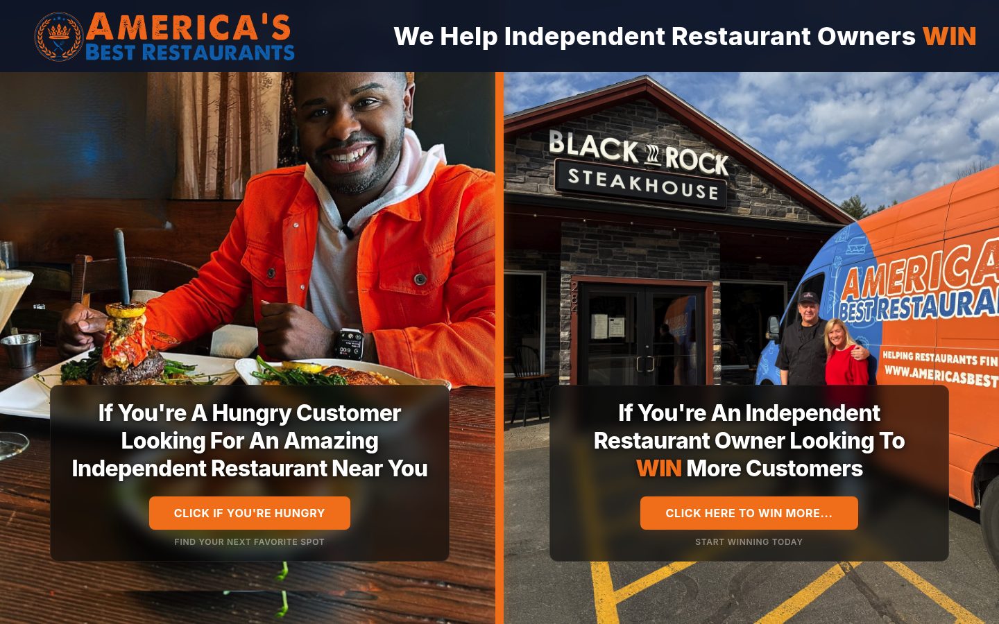 America's Best Restaurants website preview