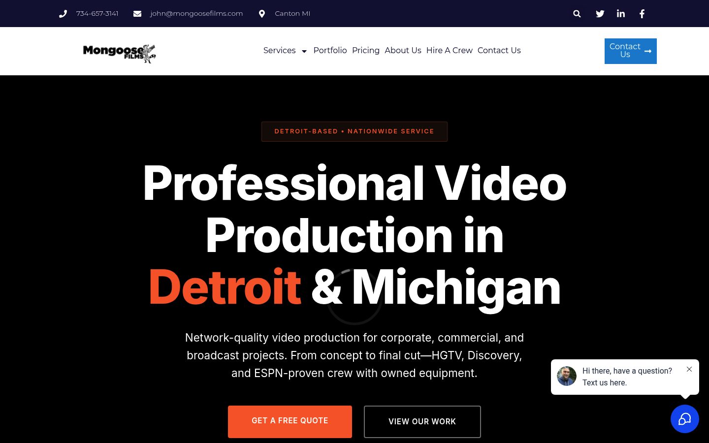 America's Home Experts website preview