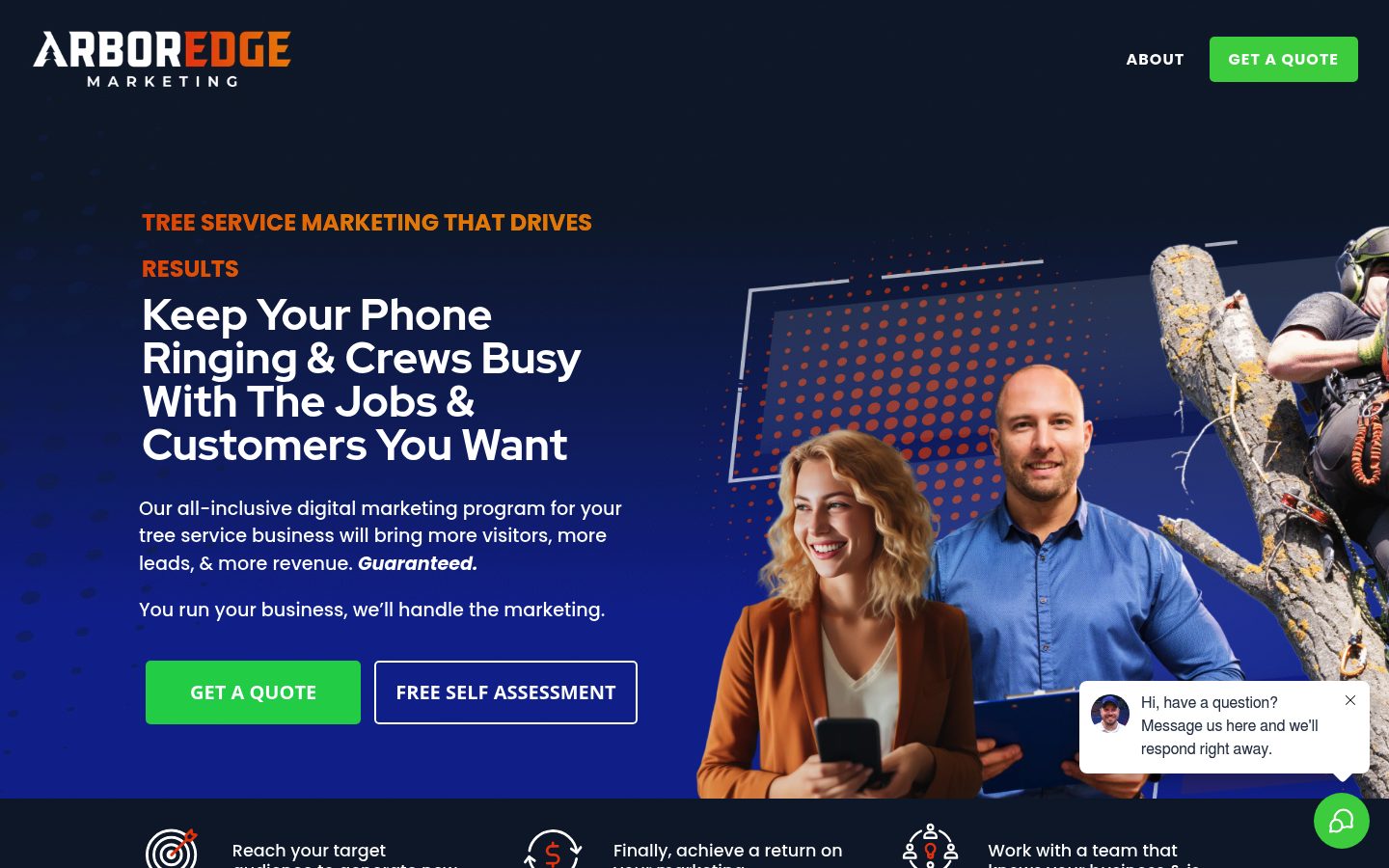 ArborEdge Marketing website preview