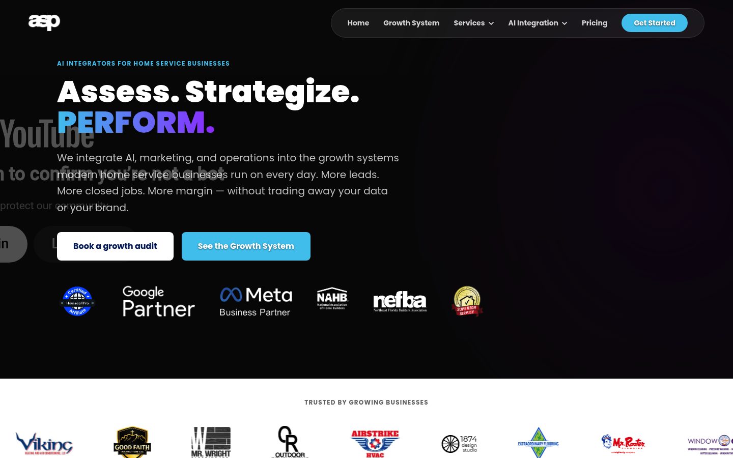 ASP website preview