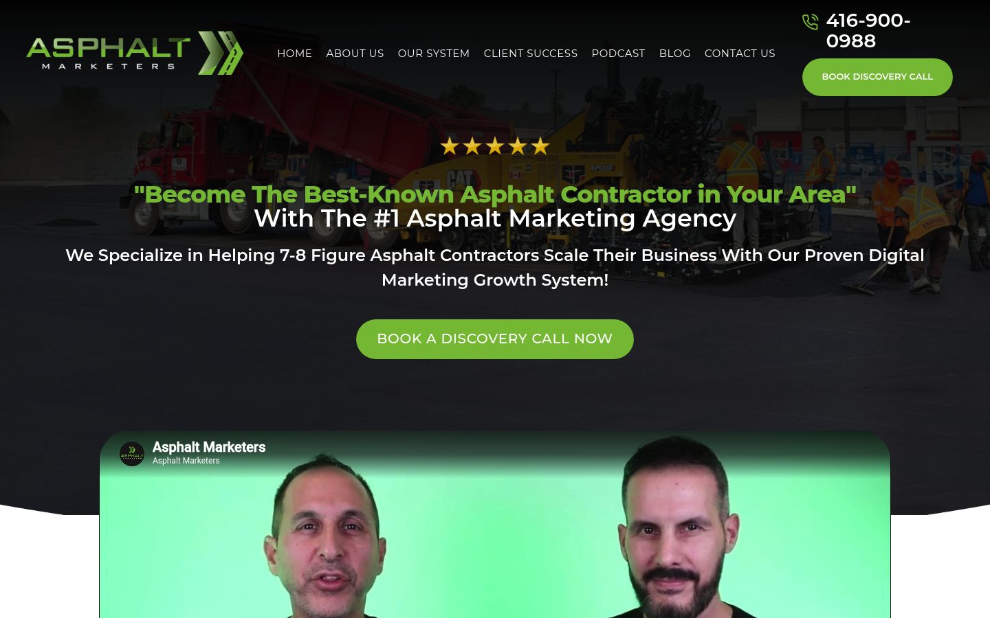 Asphalt Marketers website preview