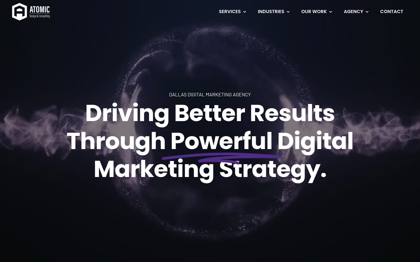 Atomic Design & Consulting website preview