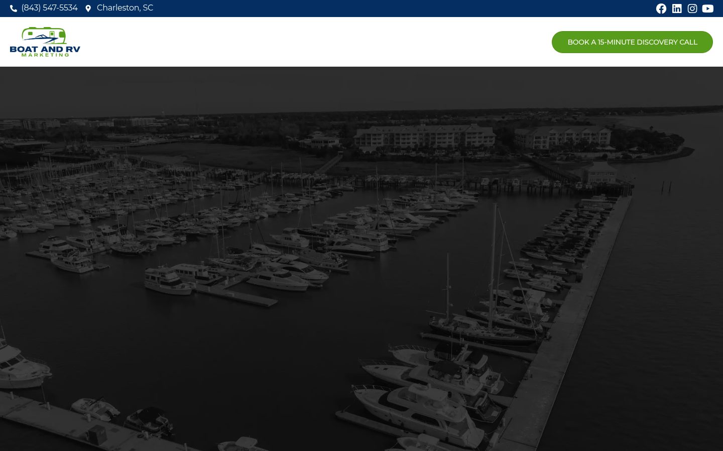 Boat & RV Marketing website preview