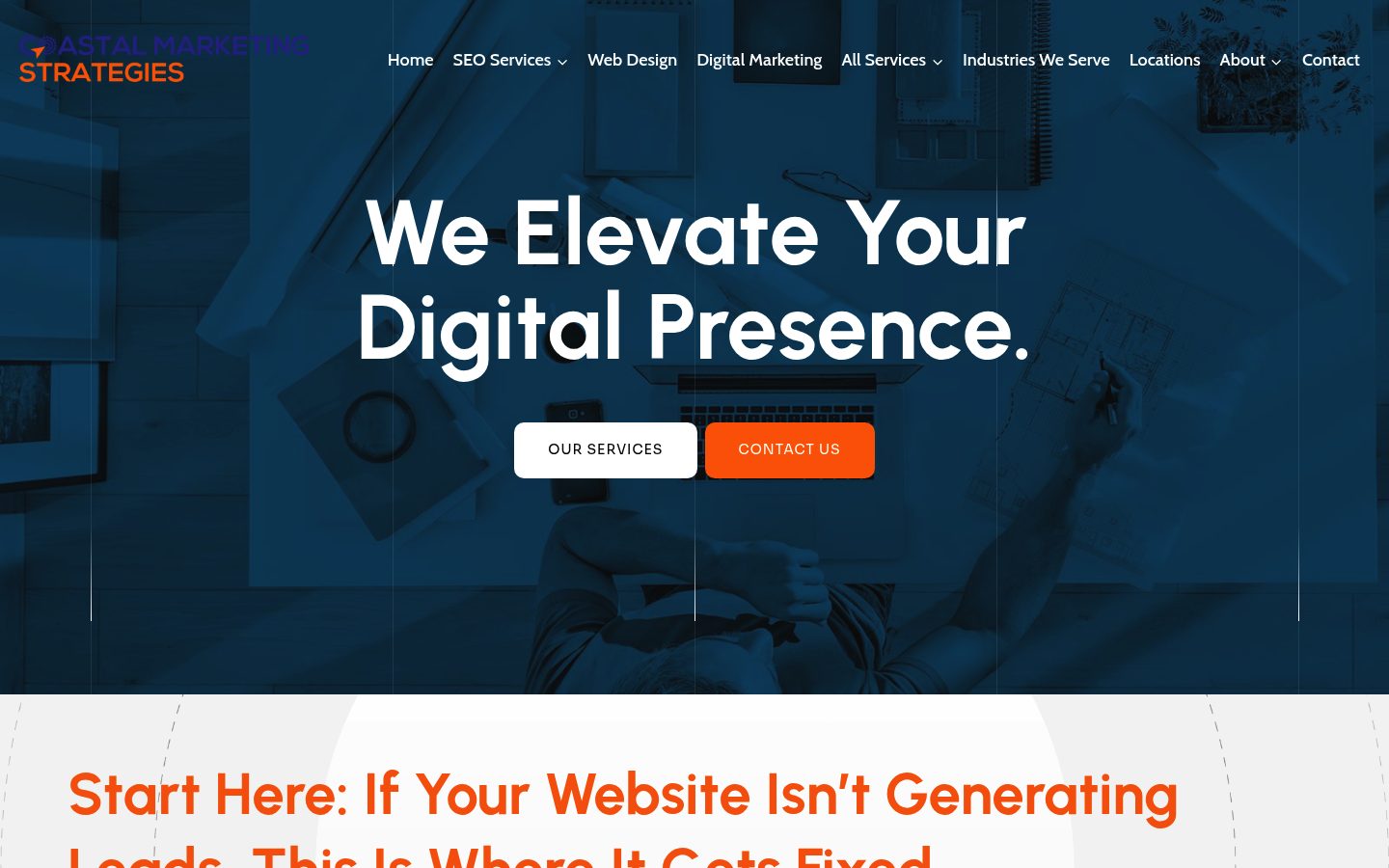 Coastal Marketing Strategies website preview