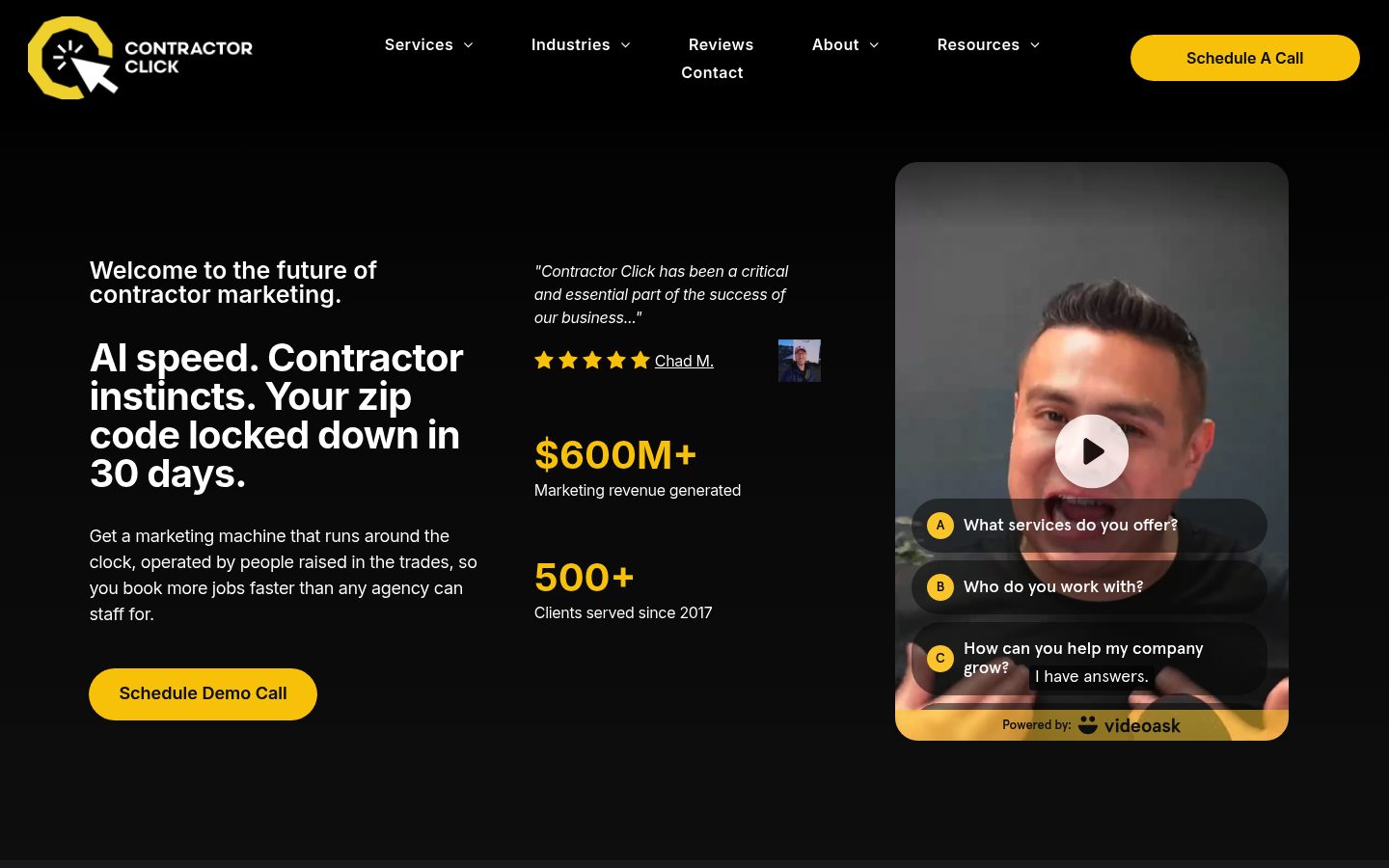 Concrete Marketing Crew website preview