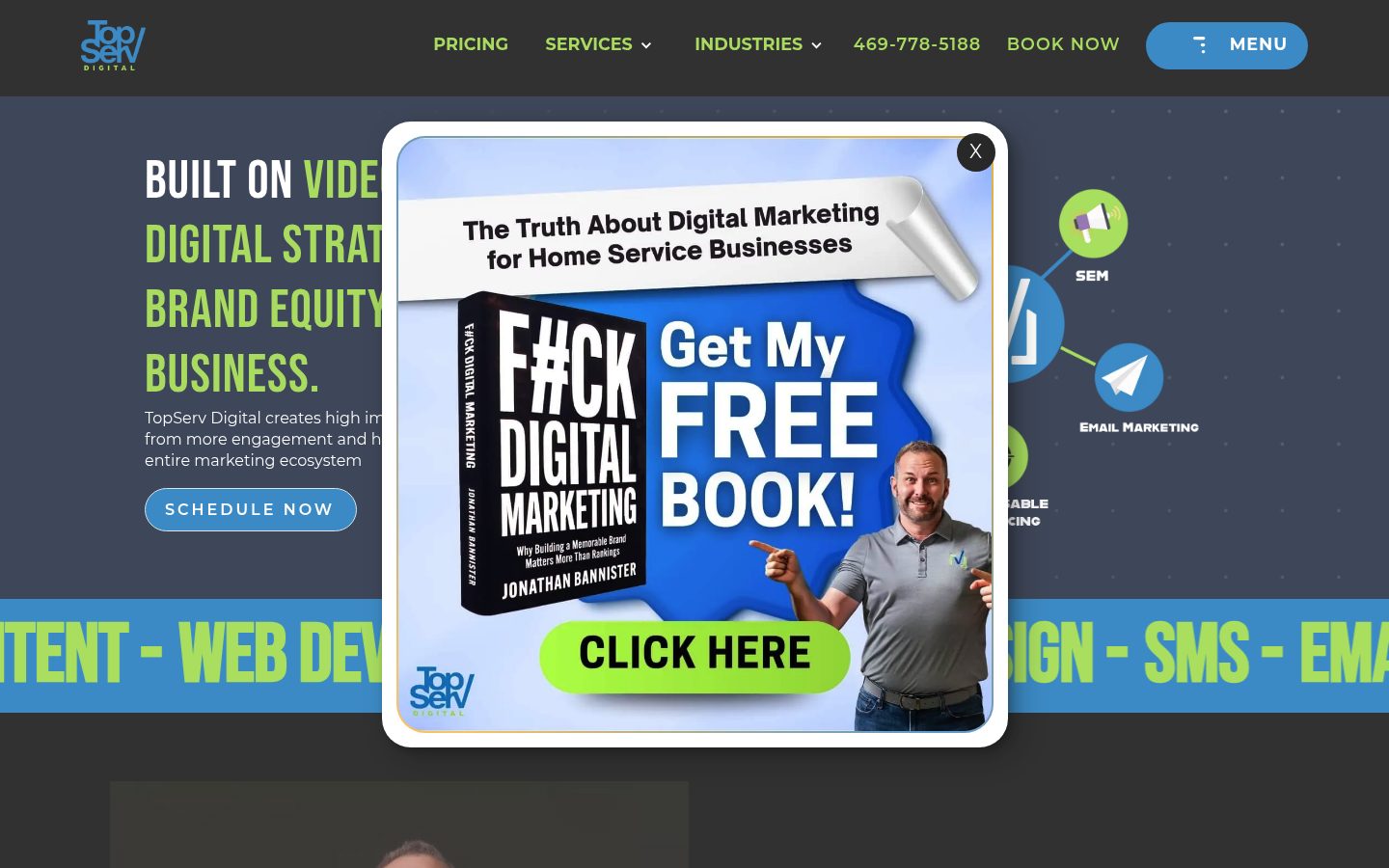 Cornerstone Marketing Solutions website preview