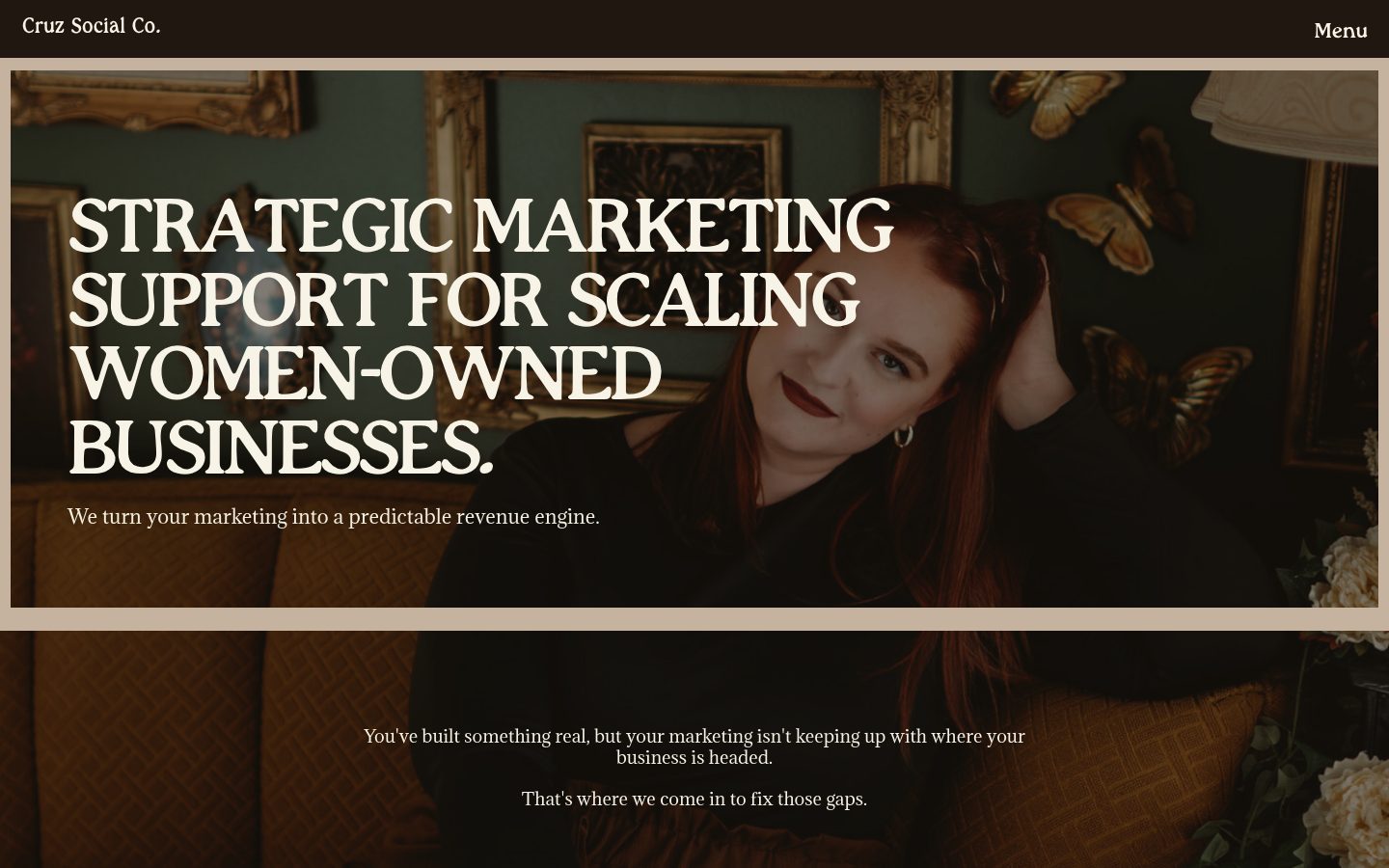 Cruz Social Co. website preview