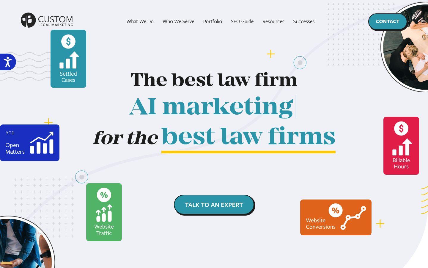 Custom Legal Marketing website preview