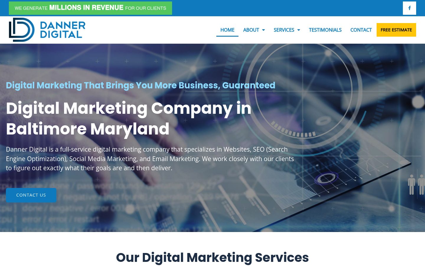 Deck & Fence Marketers website preview