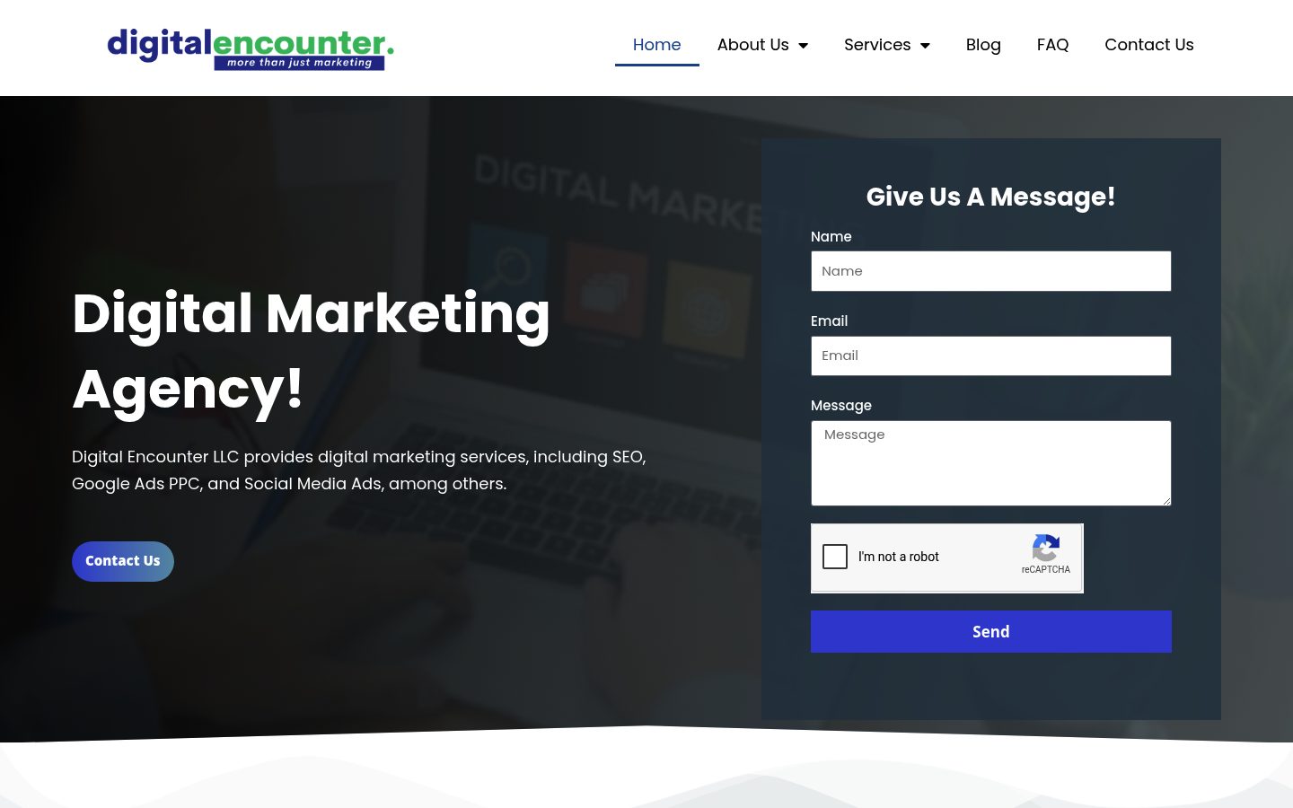 Digital Encounter LLC website preview