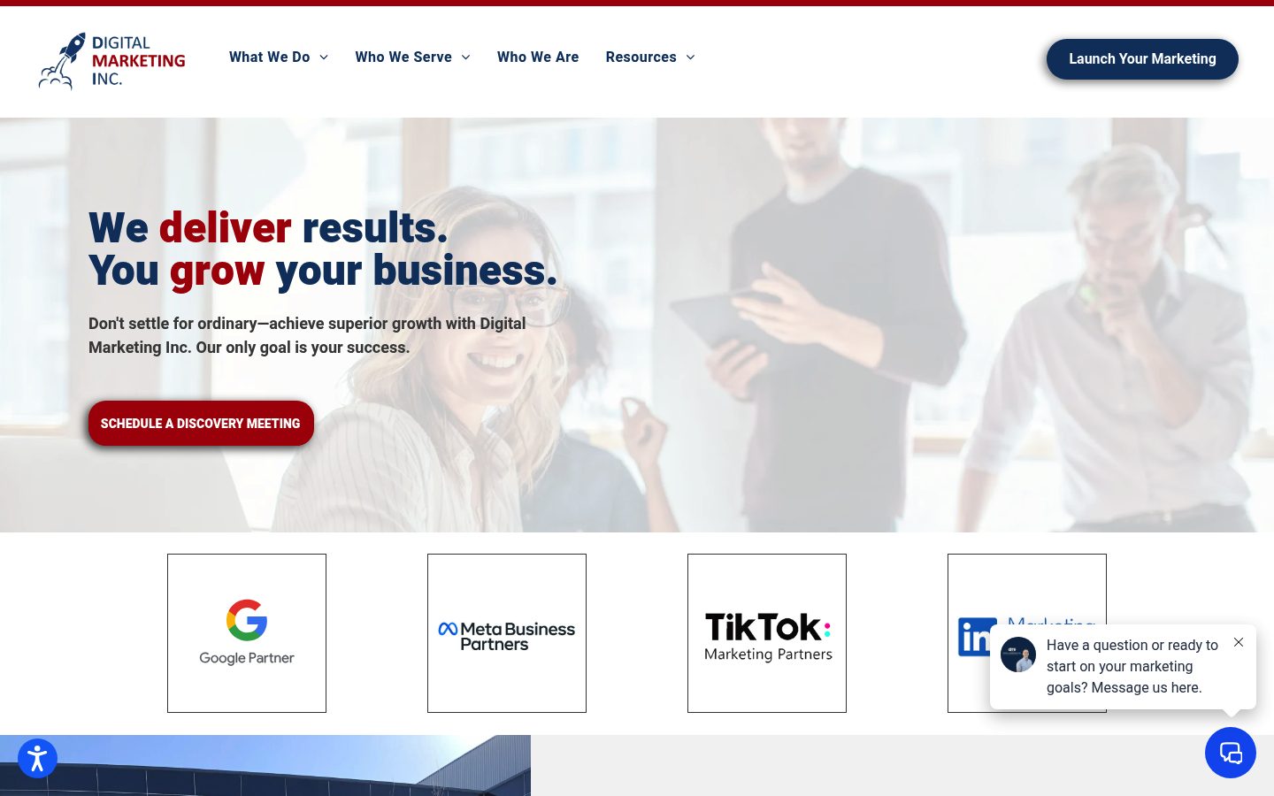 Digital Marketing Inc website preview