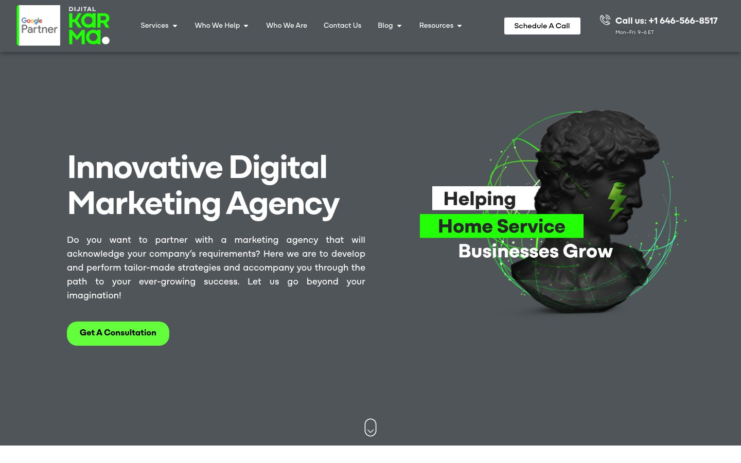 Dijital Karma Inc. website preview