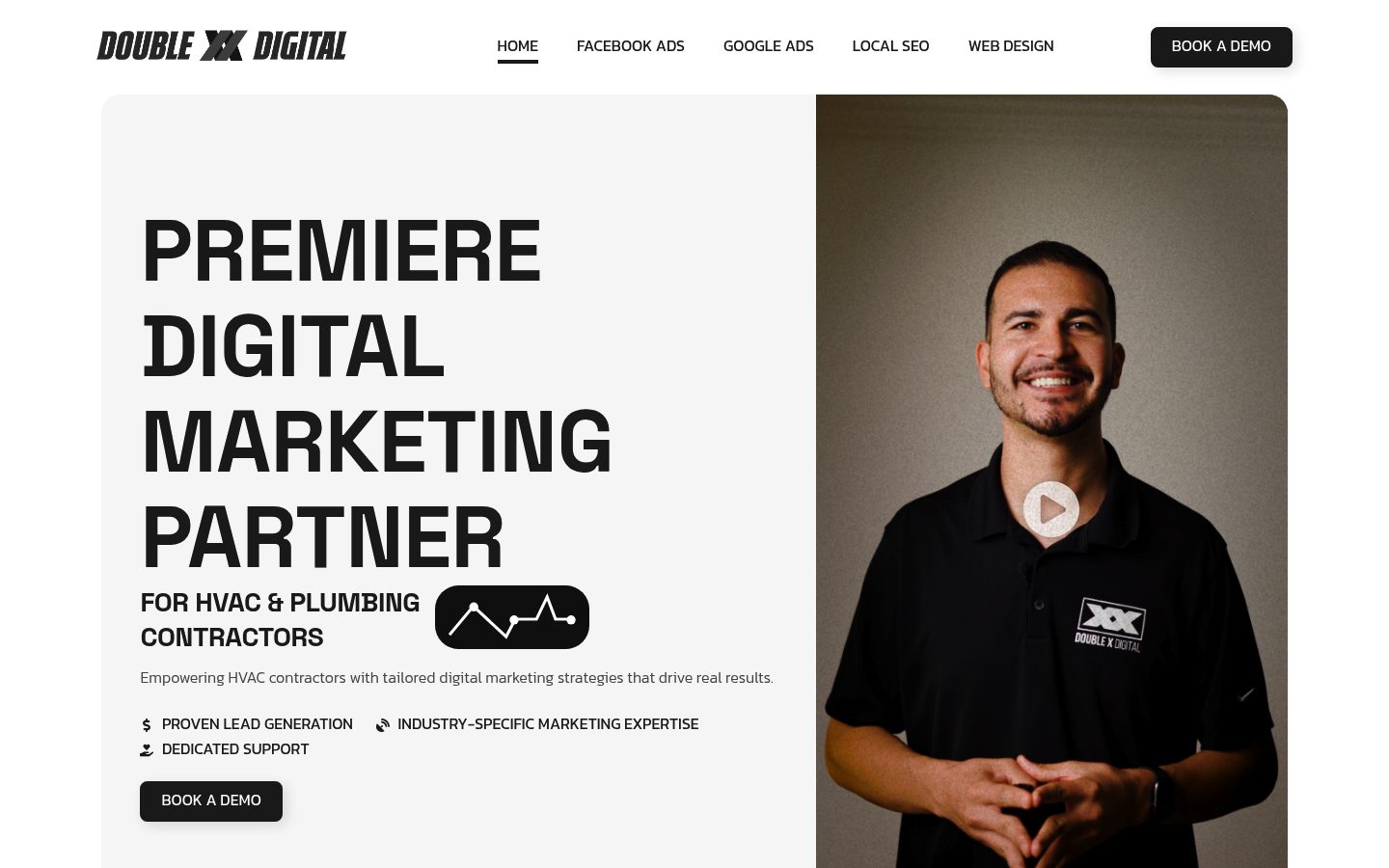 Double X Digital website preview