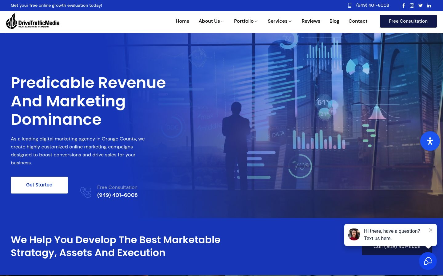 Drive Traffic Media website preview