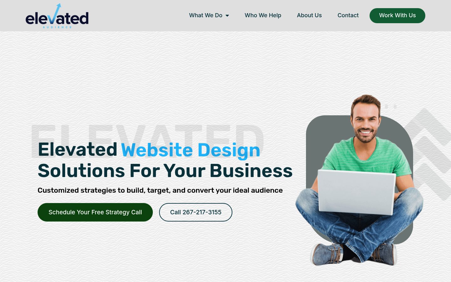 Elevated Audience website preview