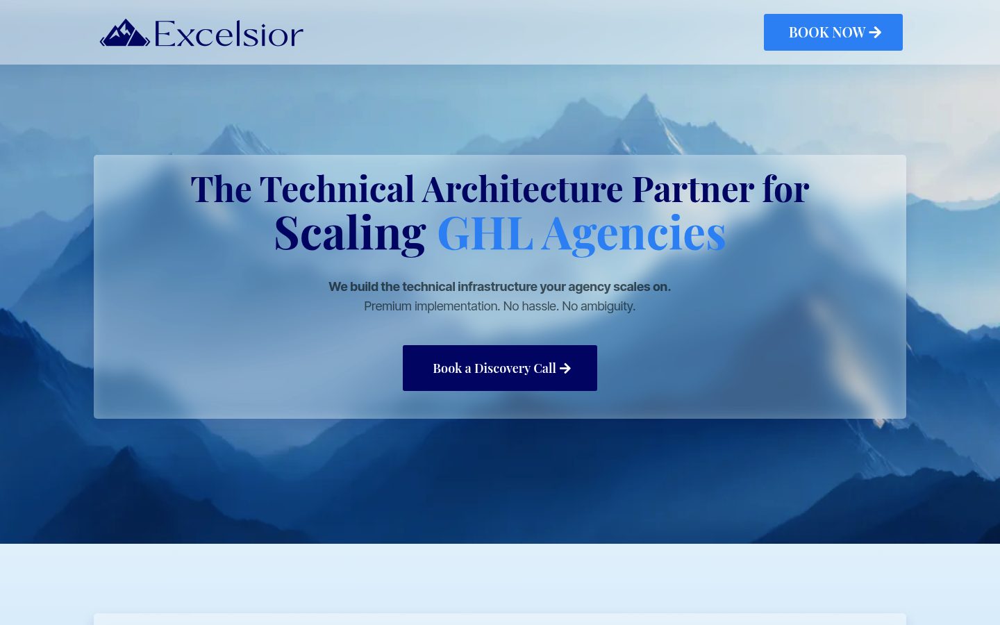 Excelsior Digital Consulting website preview