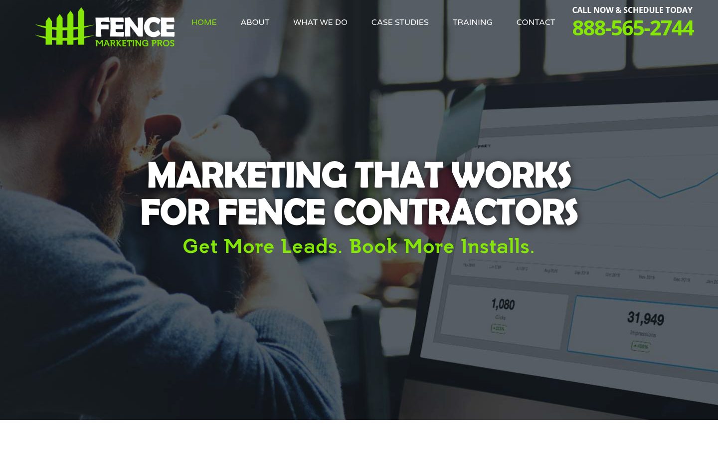 Fence Marketing Pros website preview