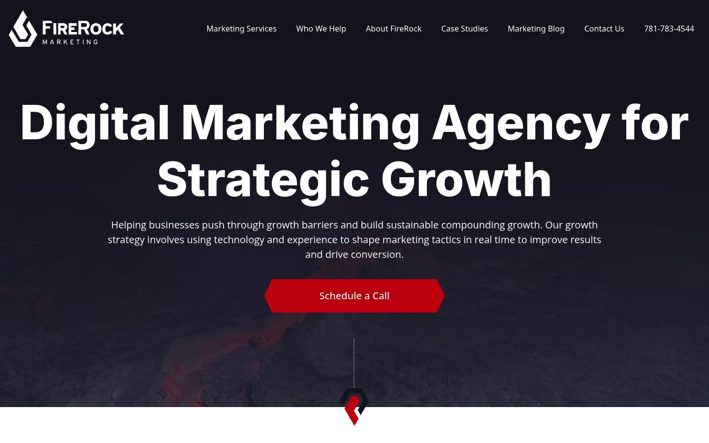 FireRock Marketing website preview