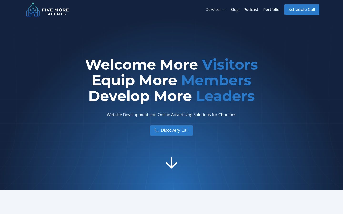 Five More Talents website preview