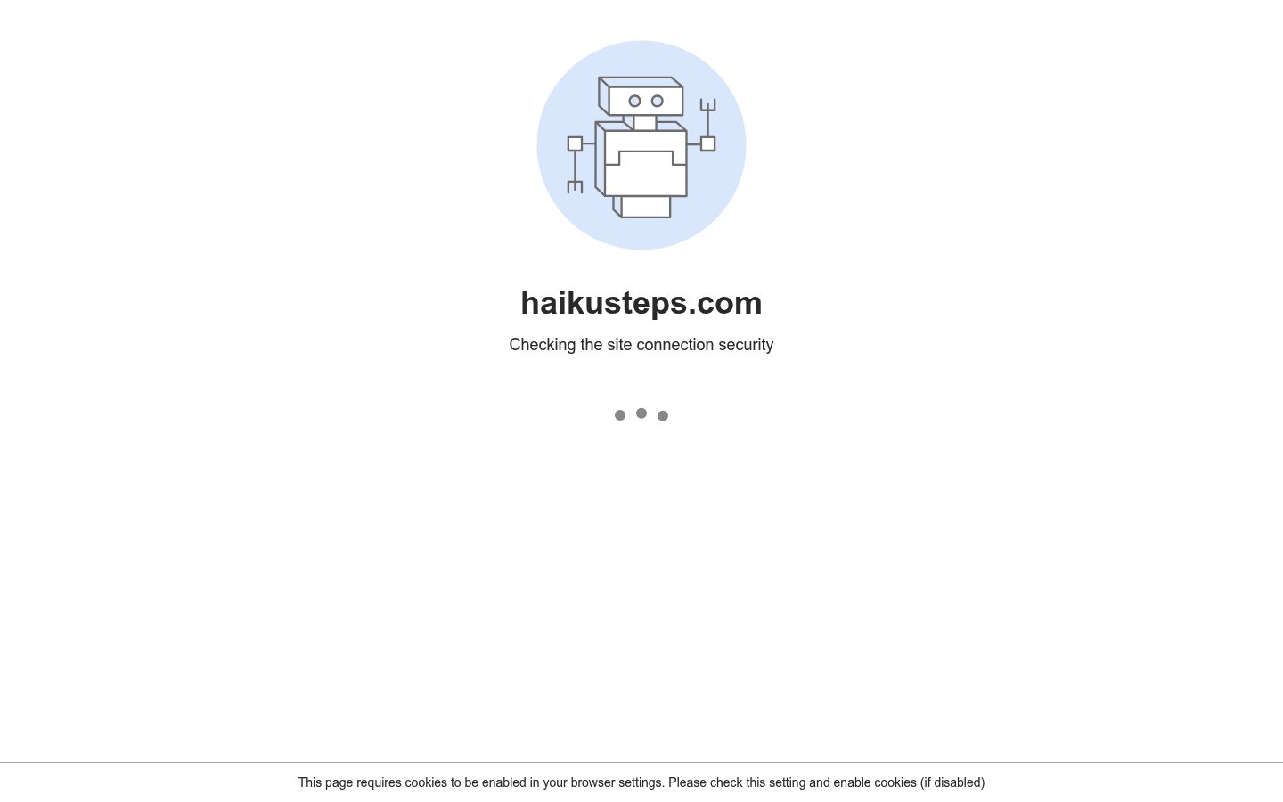 Haiku Steps website preview