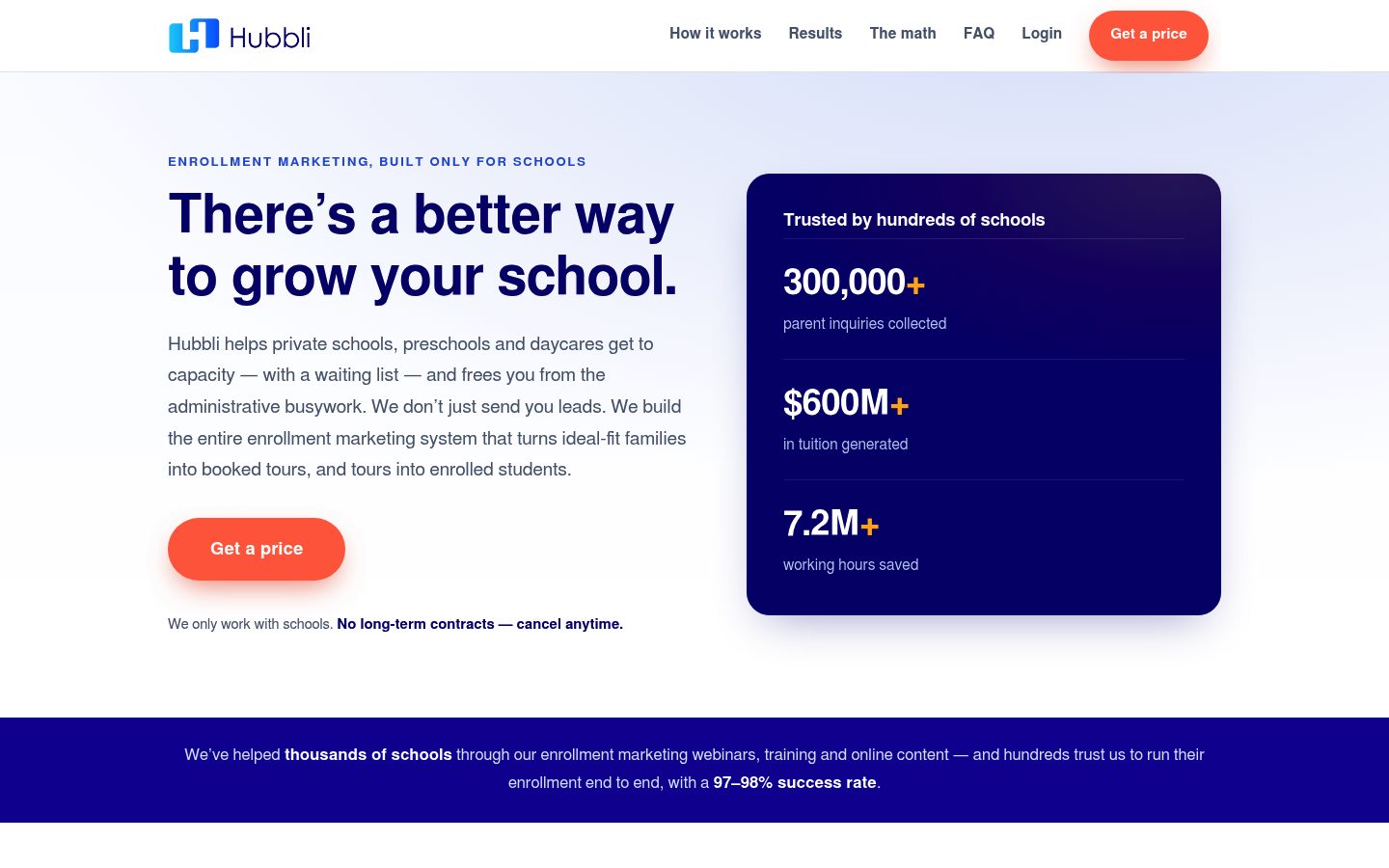 Hubbli website preview
