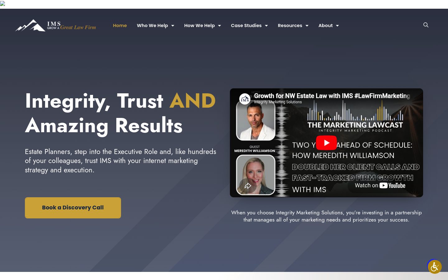 IMS website preview