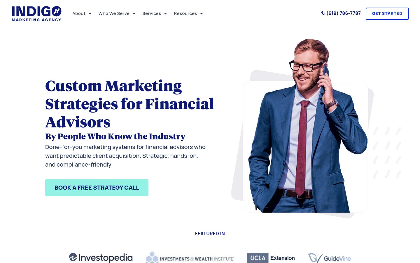Indigo Marketing Agency website preview