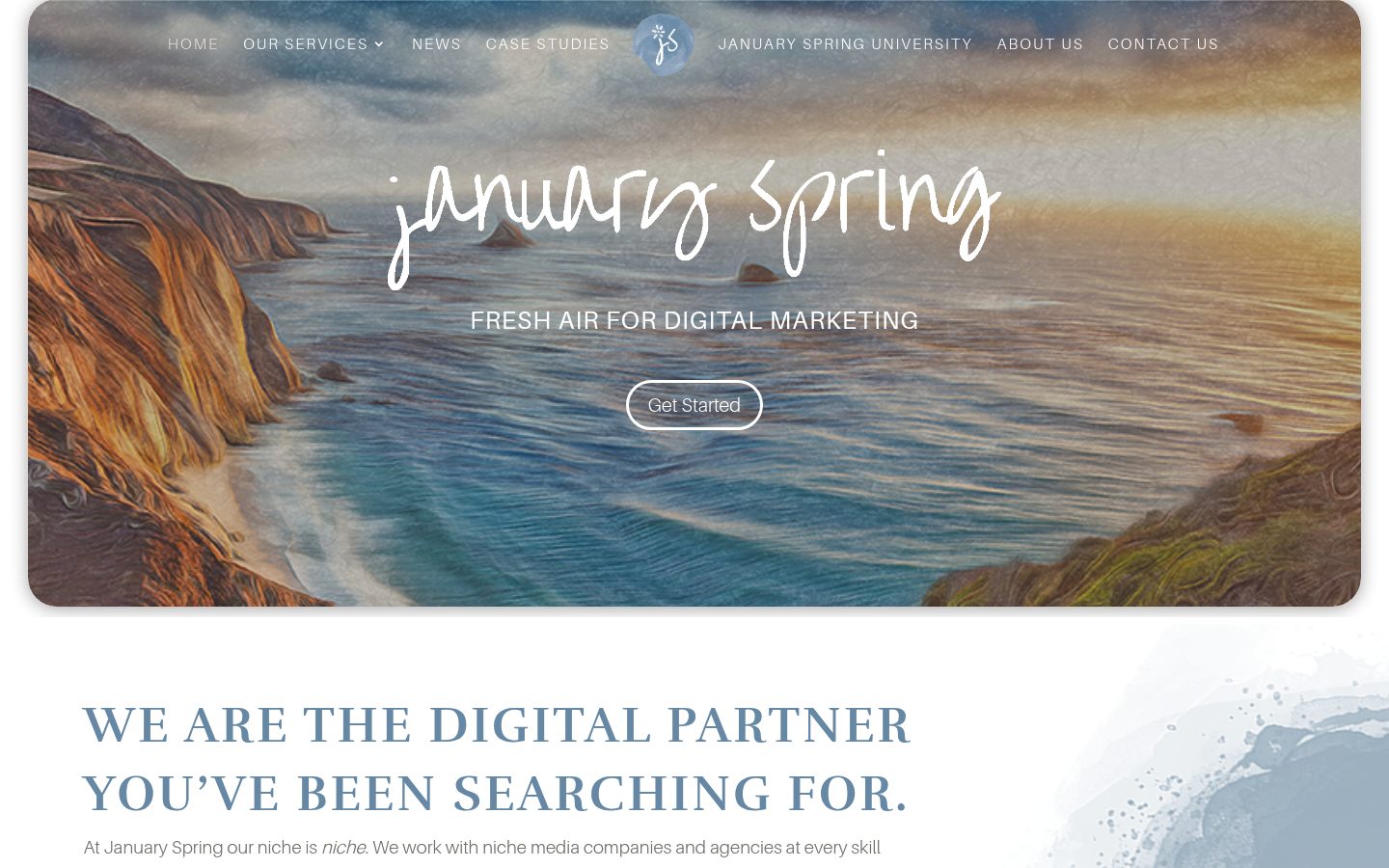 Janaury Spring website preview