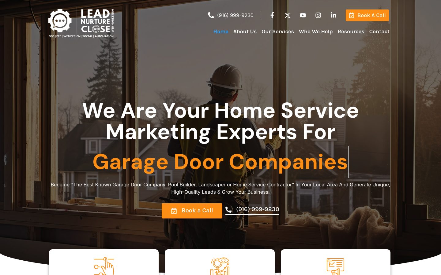 Lead Nurture Close website preview
