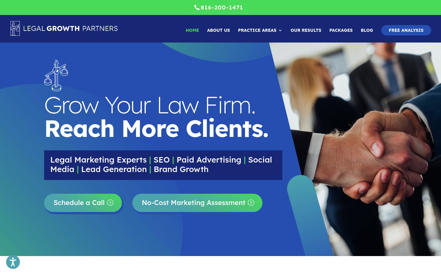 Legal Growth Partners website preview