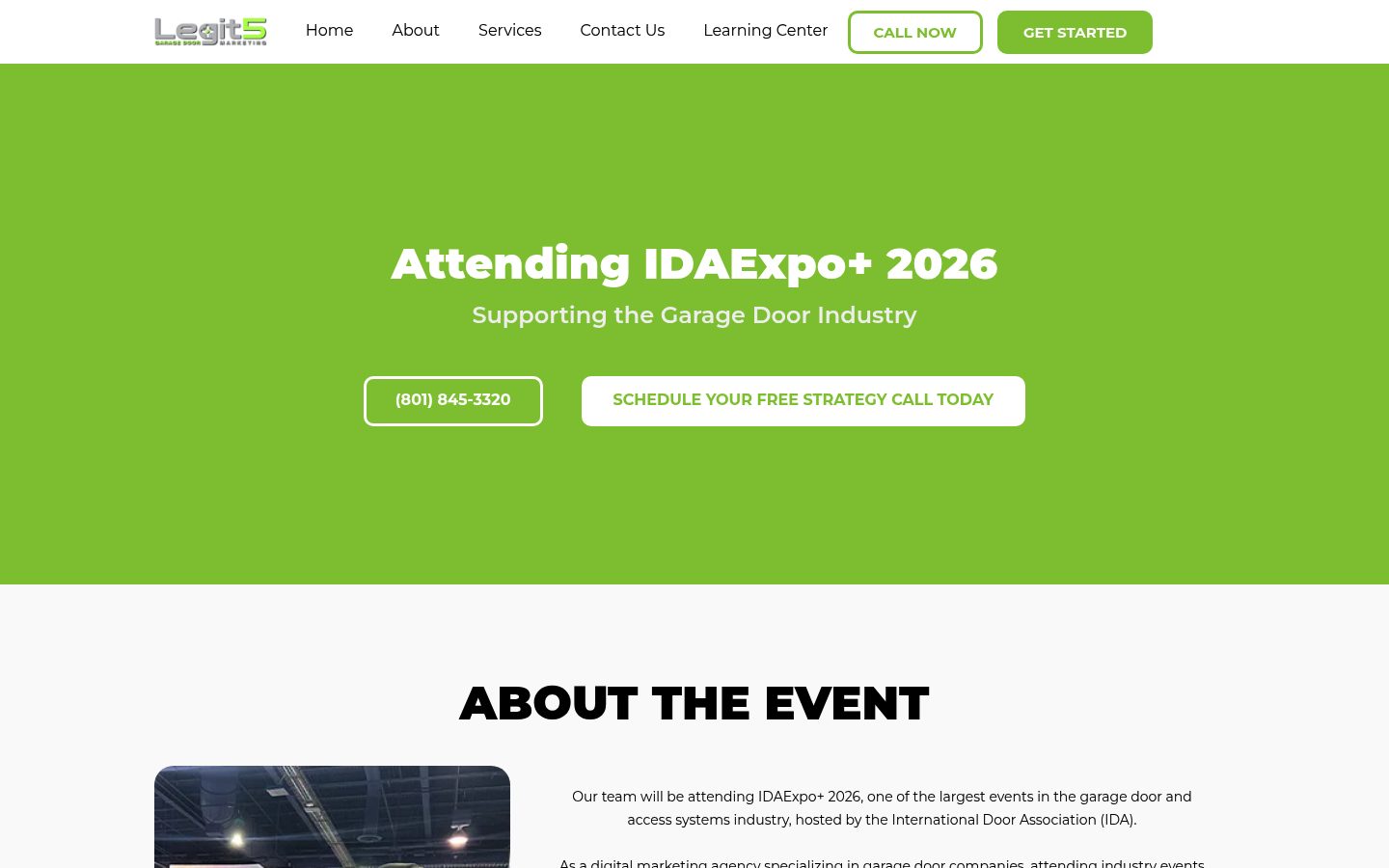 Legit5 Marketing website preview