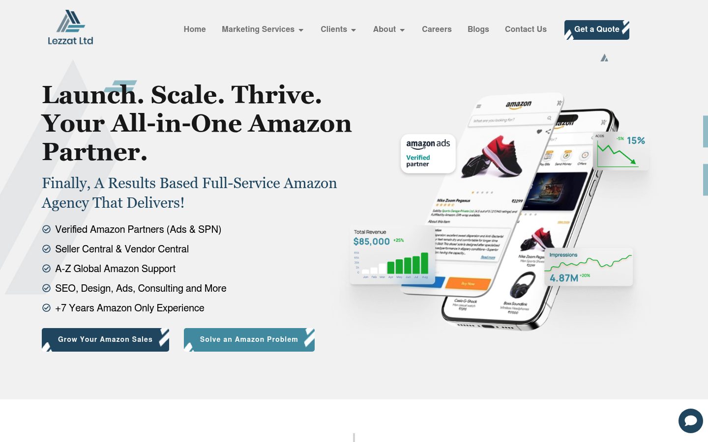 Lezzat website preview