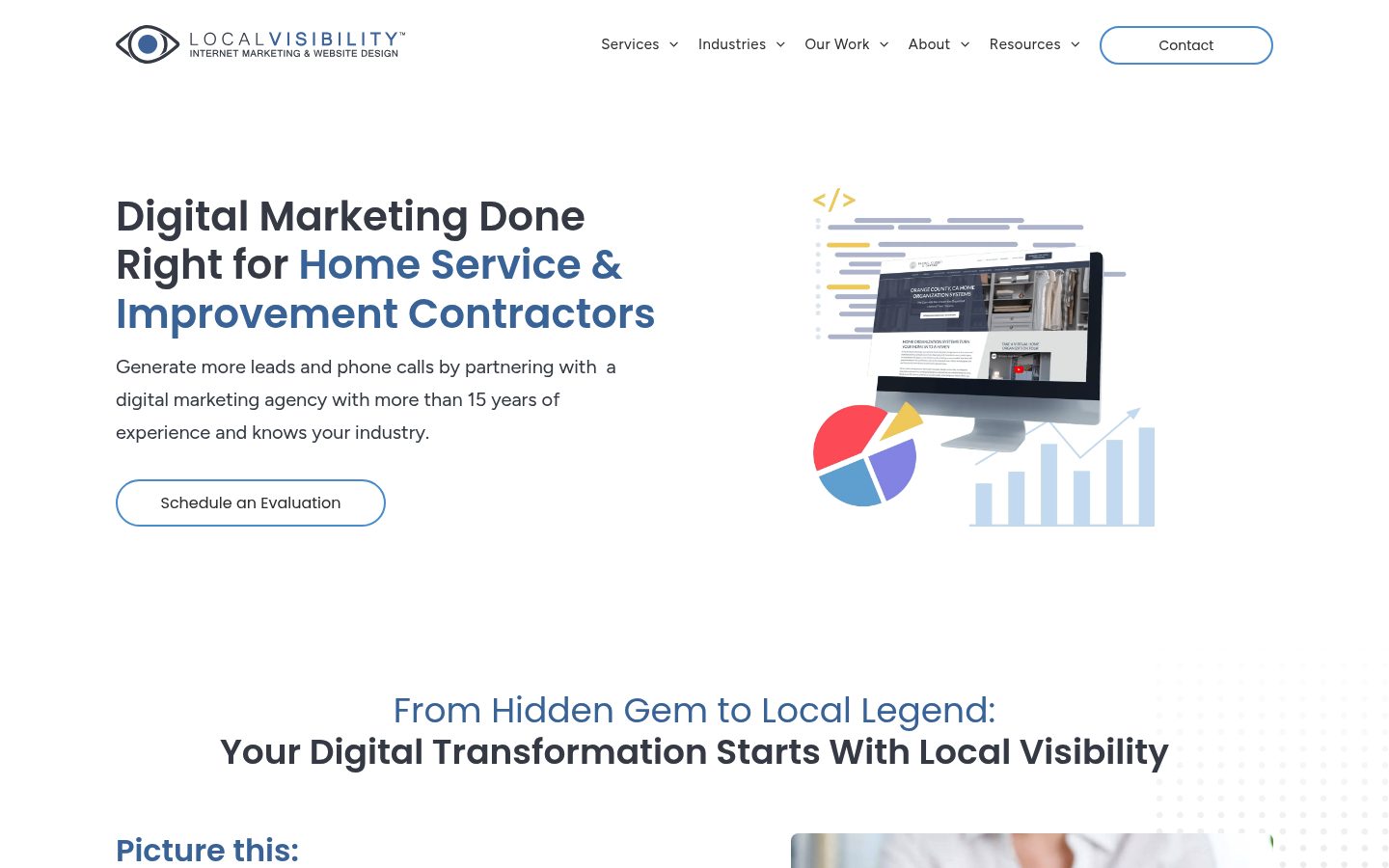 Local Visibility website preview