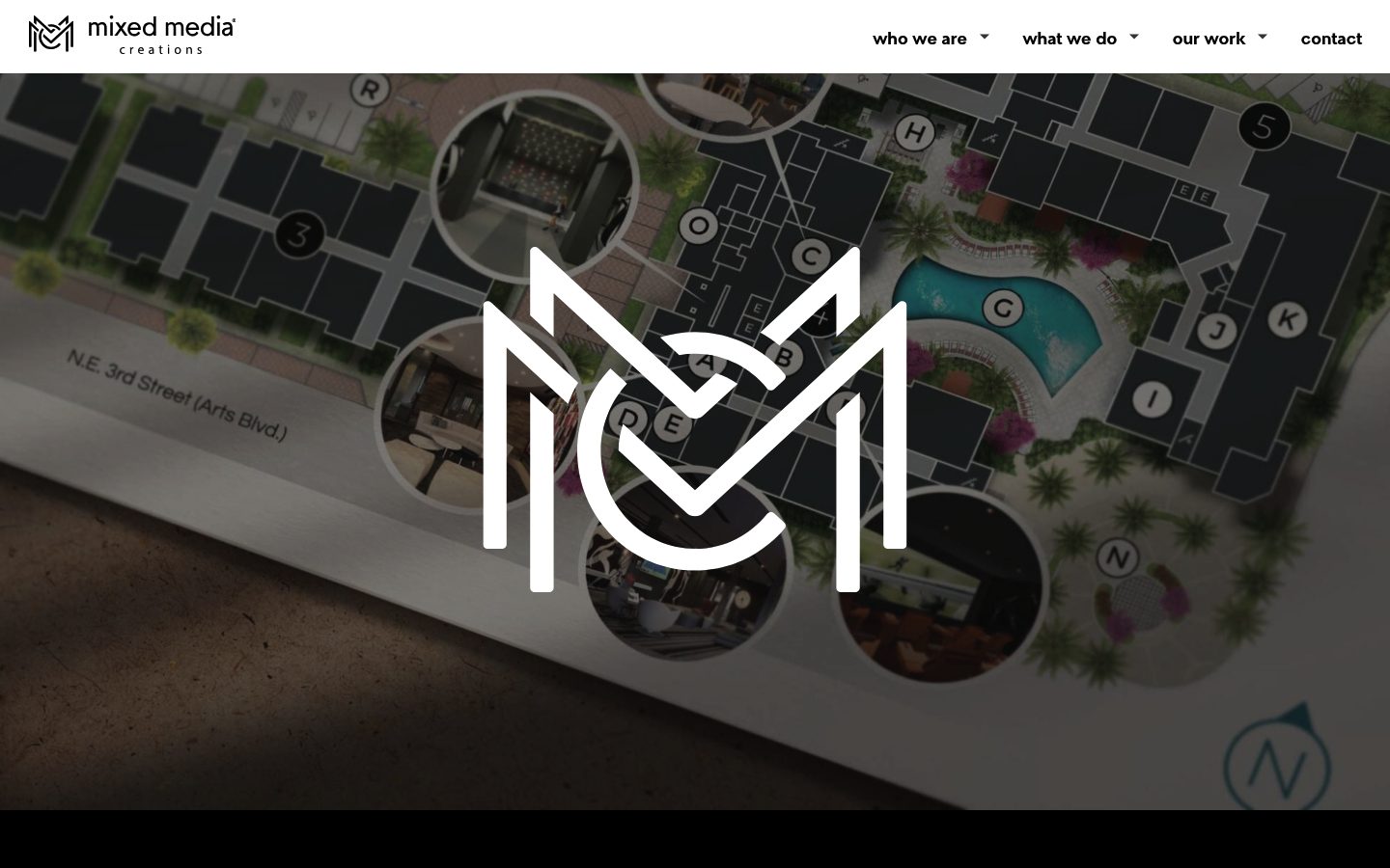 Mixed Media Creations website preview
