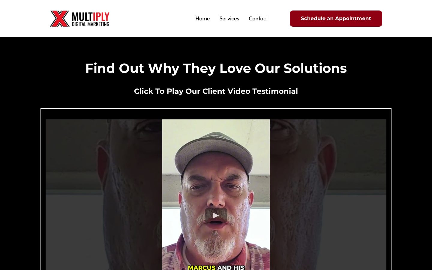 Multiply Digital Marketing website preview