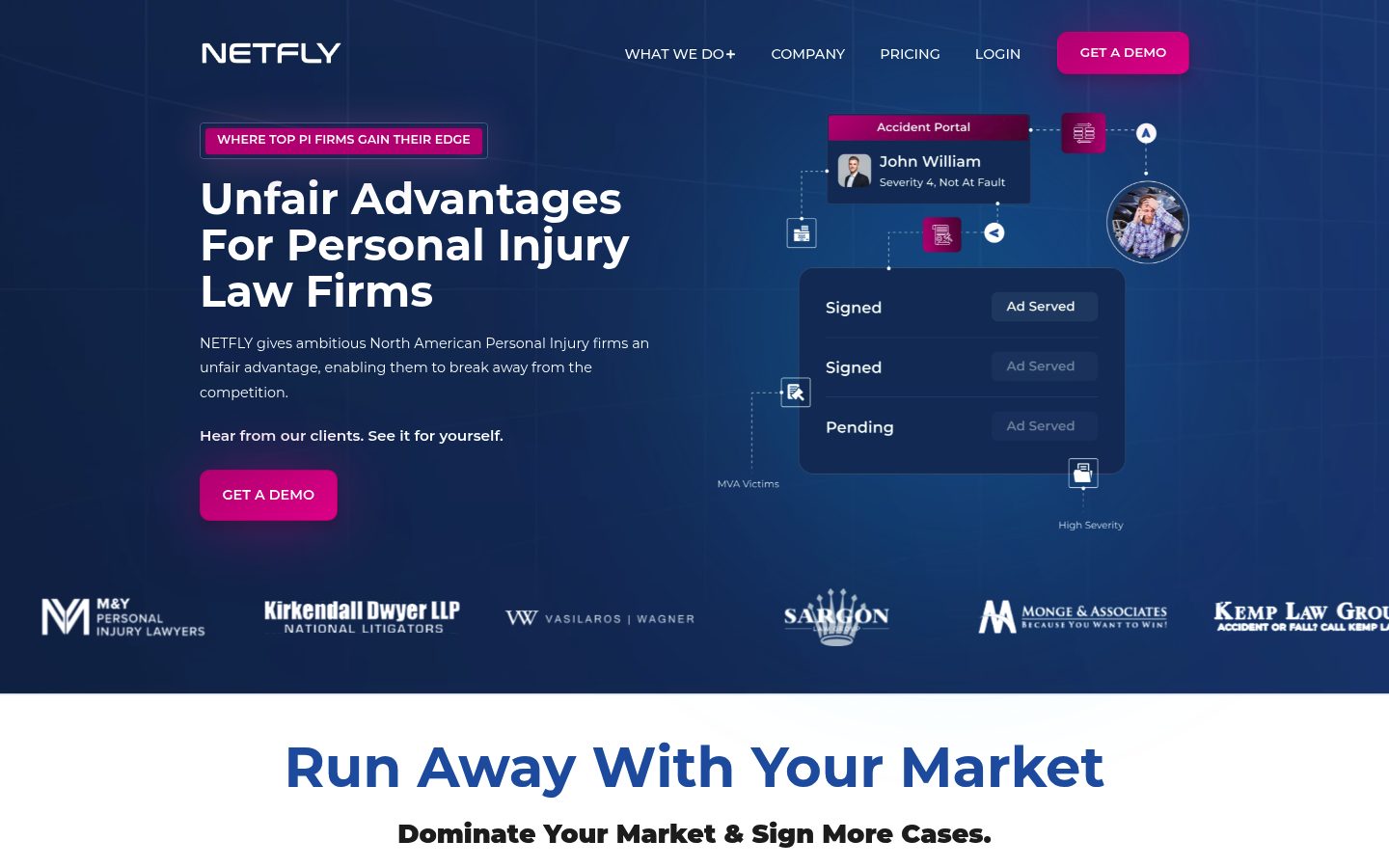 Netfly website preview
