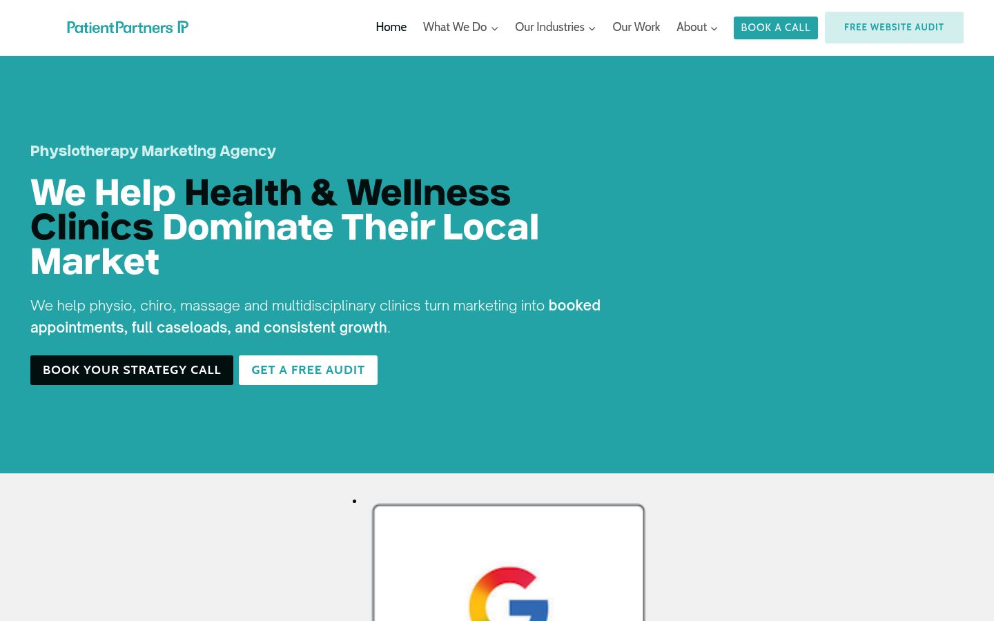 Patient Partners website preview