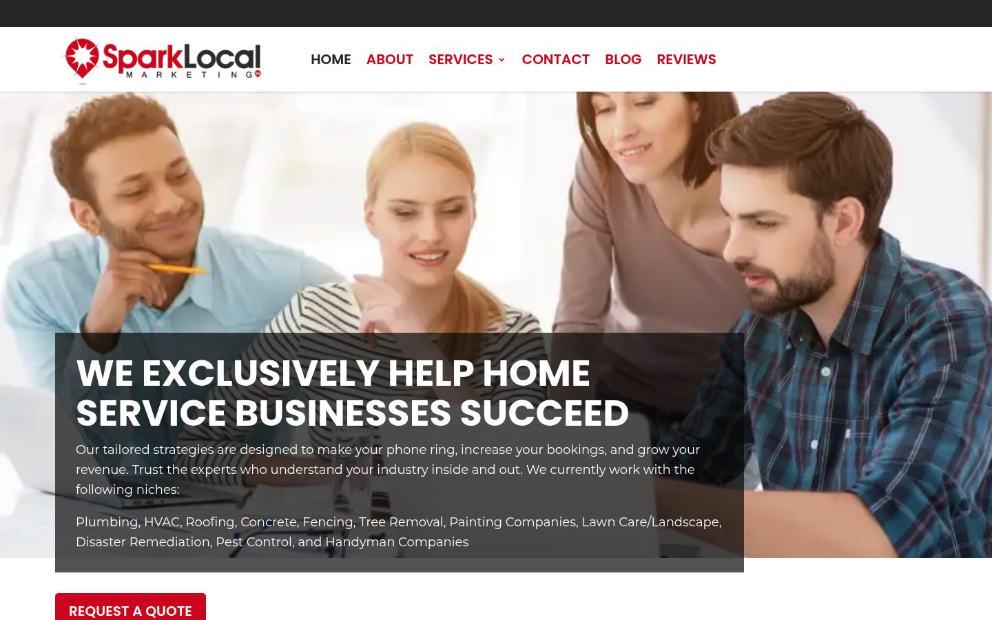 Plumbing Marketing Gurus website preview
