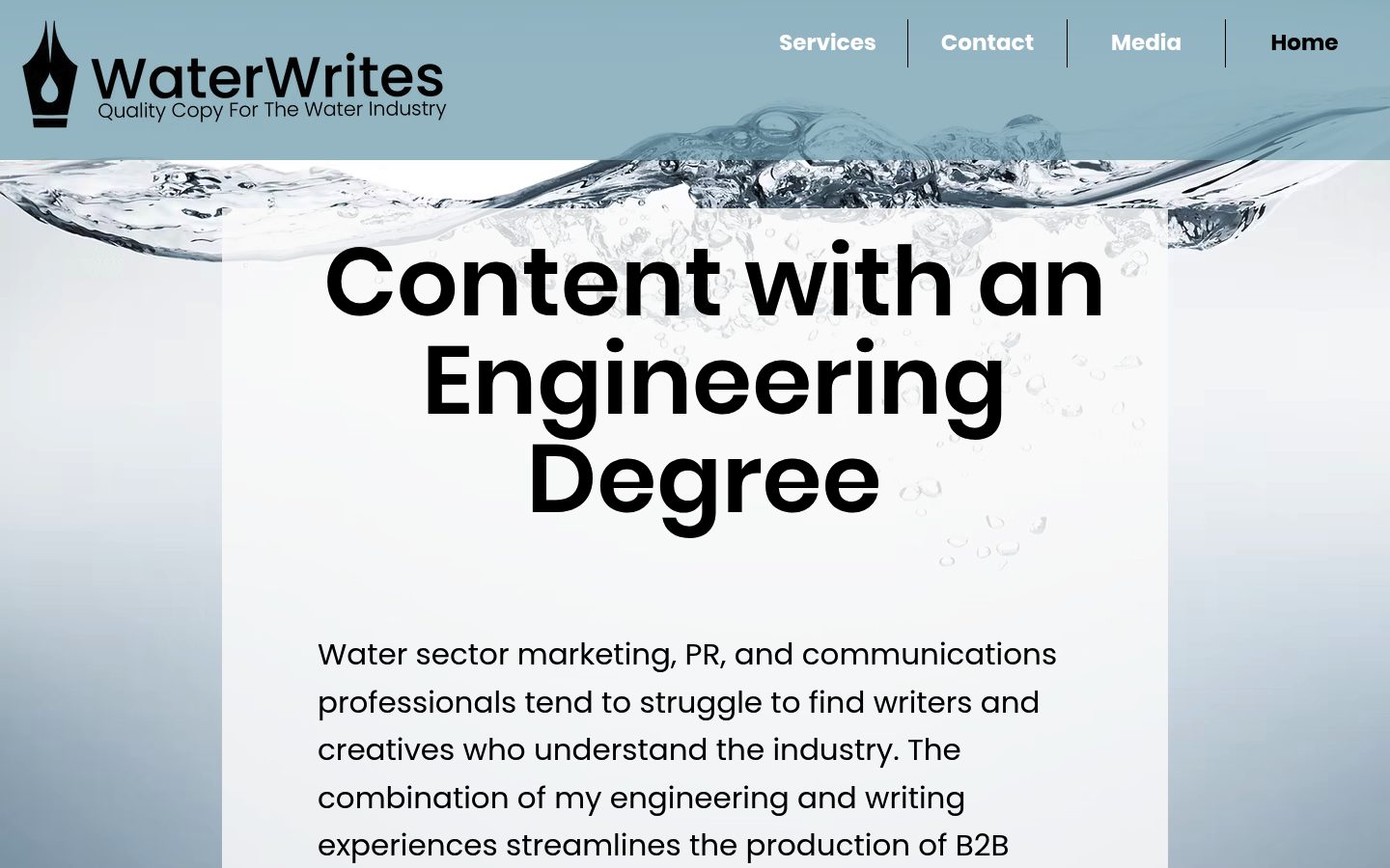 Products for Utilities Marketing Agency website preview