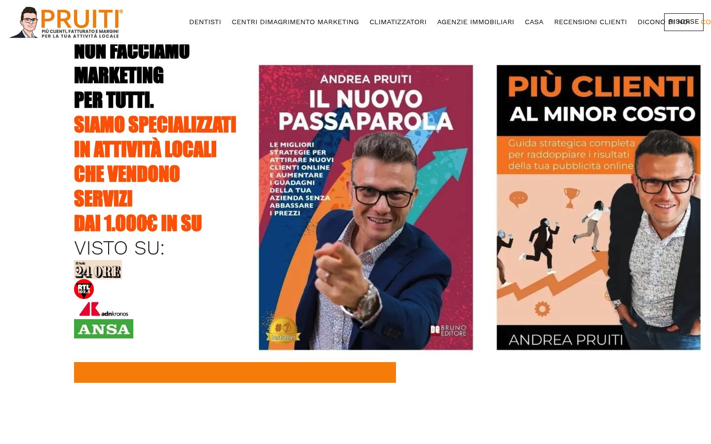 Pruiti Marketin website preview