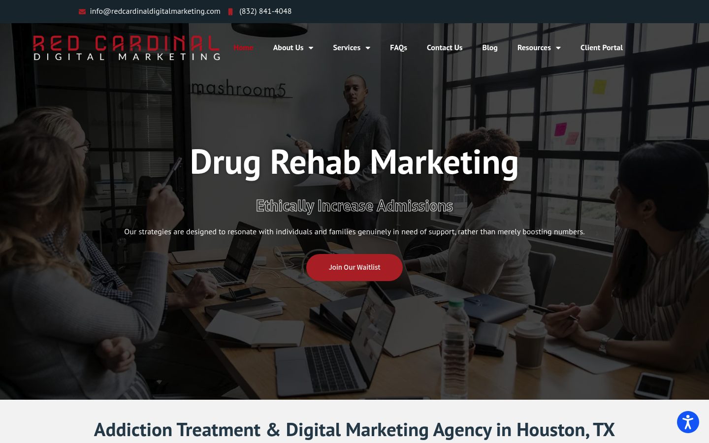 Red Cardinal Digital Marketing website preview