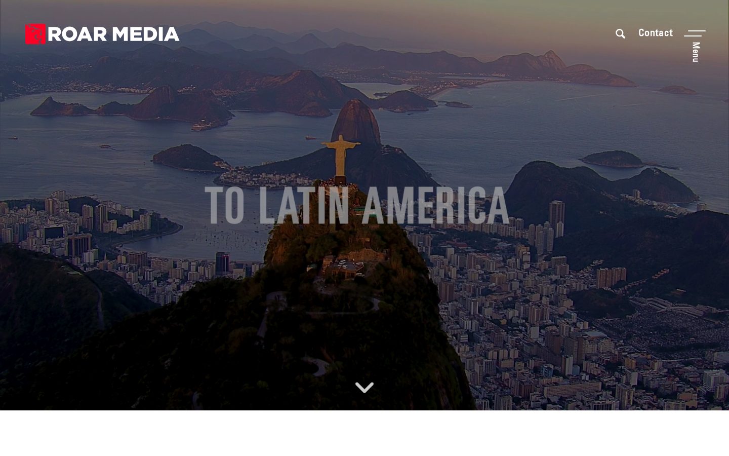 ROAR Media website preview