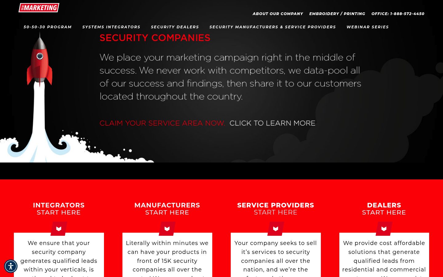 SD Marketing website preview